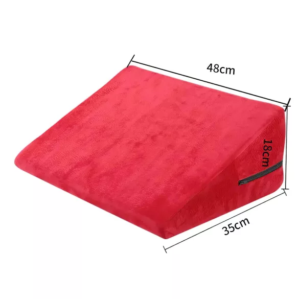 Desirel Magic Pillow σφηνοειδές σετ σεξ μαξιλαριών - μικρό + μεγάλο (κόκκινο)