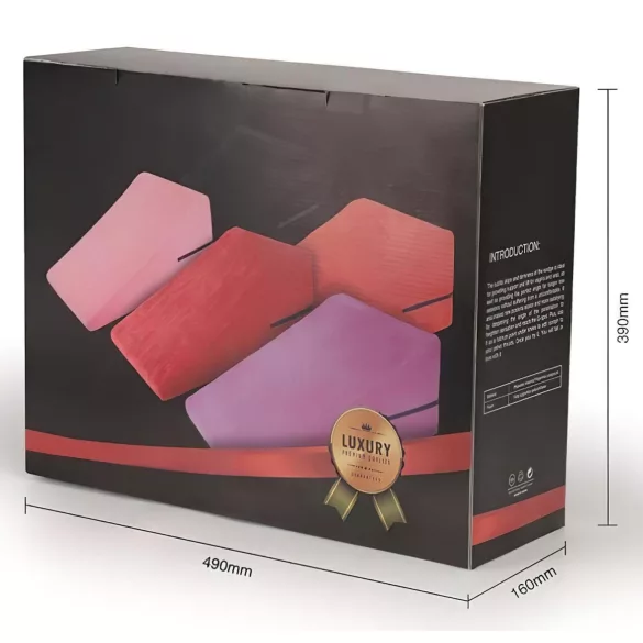 Desirel Magic Pillow μαξιλάρι-σφήνα σετ σεξουαλικού μαξιλαριού - μικρό + μεγάλο (μαύρο)