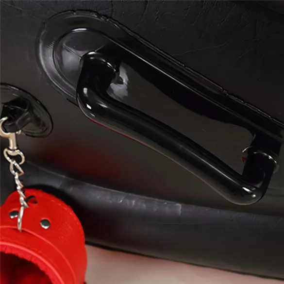 Magic Pillow - Φουσκωτό BDSM έπιπλο σεξ - με χειροπέδες - μεγάλο κόκκινο