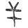 ZADO - μαύρο δερμάτινο ανδρικό body-σαρ harness (S-L)