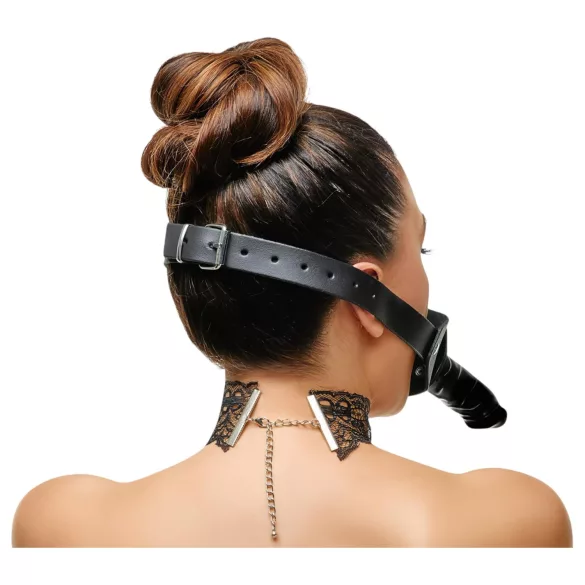 ZADO - ανδρικό δαχτυλίδι στόματος πέος - μαύρο