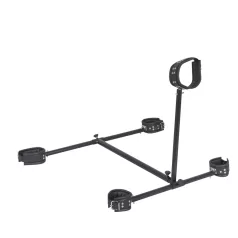   ZADO - δεσμά λαιμού-χεριών-ποδιών - ρυθμιζόμενο - μαύρο