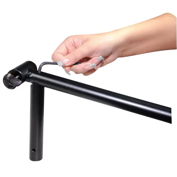 ZADO - δεσμά λαιμού-χεριών-ποδιών - ρυθμιζόμενο - μαύρο