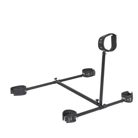 ZADO - δεσμά λαιμού-χεριών-ποδιών - ρυθμιζόμενο - μαύρο