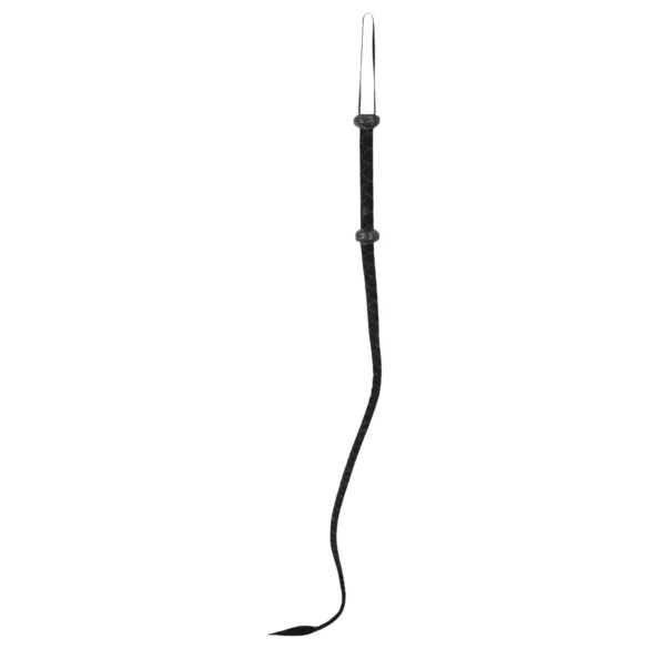 ZADO - μαστίγιο με ουρά αλόγου - BDSM - μαύρο