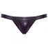 Svenjoyment - ανδρικό jockstrap γυαλιστερό - μαύρο - M