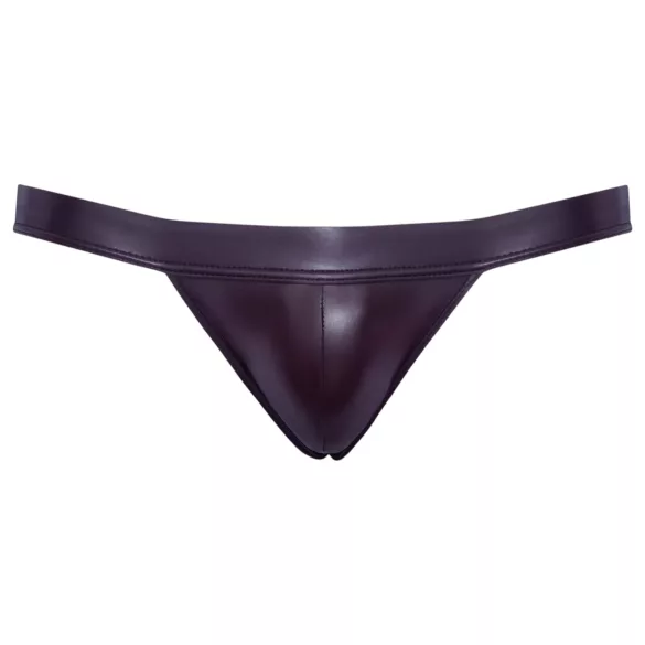 Svenjoyment - ανδρικό jockstrap γυαλιστερό - μαύρο - L