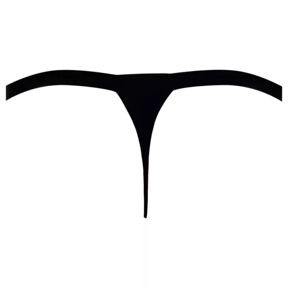 Svenjoyment - ανδρικό στρινγκ με στρας - μαύρο - M