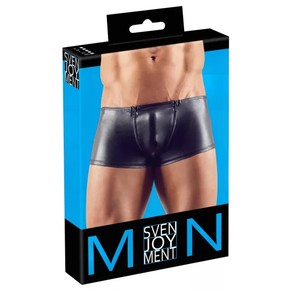 Svenjoyment - ανδρικό μποξεράκι με φερμουάρ - μαύρο - M