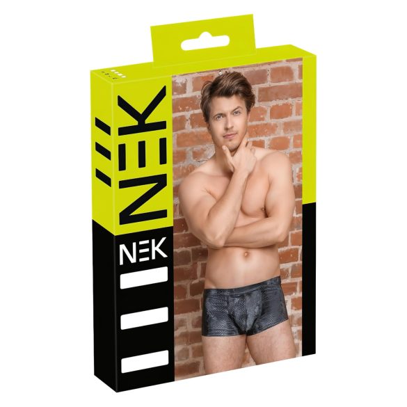 NEK - μπόξερ με σχέδιο δέρματος φιδιού (μαύρο)