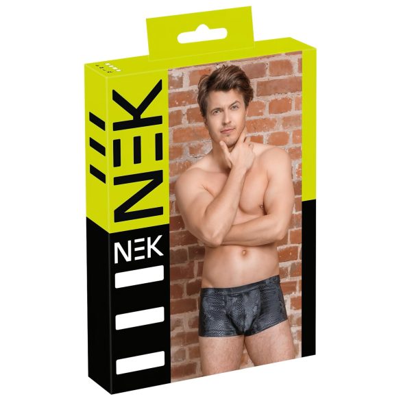 NEK - μπόξερ με σχέδιο δέρματος φιδιού (μαύρο) - L