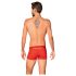 Obsessive – Διαφανές Boxer με Πλευρική Όψη (Κόκκινο) - L/XL