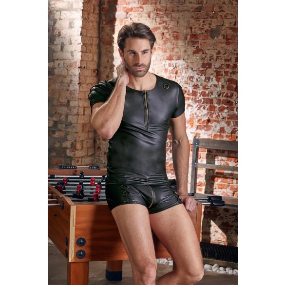 NEK - Ματ Κοντομάνικο Ανδρικό Μπλουζάκι (Μαύρο) - XL