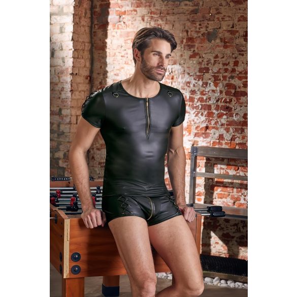 NEK - Ματ Κοντομάνικο Ανδρικό Μπλουζάκι (Μαύρο) - 2XL