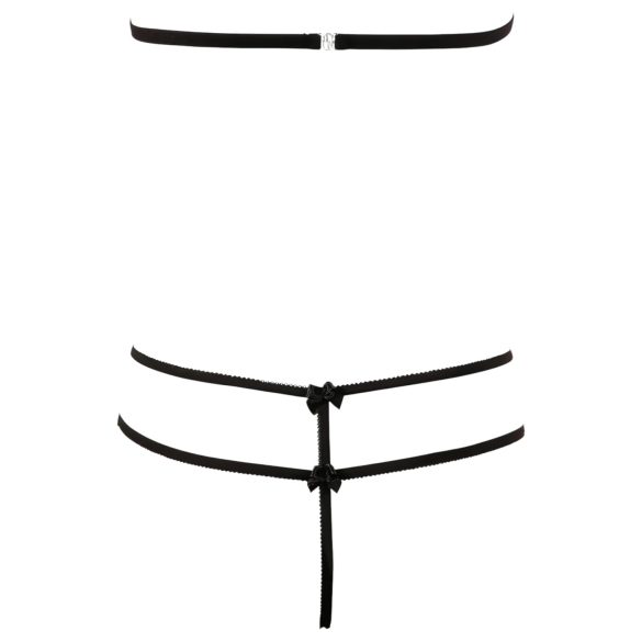 Cottelli - σετ εσωρούχων δαντέλα ανοιχτό - μαύρο