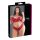 Cottelli Plus Size - απαλό δαντελένιο σετ σουτιέν (κόκκινο)