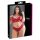 Cottelli Plus Size - απαλό δαντελένιο σετ σουτιέν (κόκκινο) - 2XL