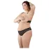 Cottelli Plus Size - σετ σουτιέν με πέρλες - μαύρο - XL