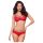 Obsessive 860-SET-3: Ρομαντικό Δαντελένιο Σετ Κόκκινο - L/XL