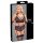 Cottelli Bondage Plus Size - δαντελένιο σετ σουτιέν (μαύρο) - 4XL
