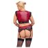 Cottelli Bondage Plus Size - Σετ Δαντελένιου Σουτιέν (Κόκκινο)