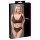 Cottelli Plus Size - Διαφανές σετ σουτιέν με σχέδια (μωβ) - 2XL