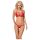 Obsessive 838-SET-3 - Σετ Δαντελένιο Σουτιέν με Λουράκια (Κόκκινο) - L/XL