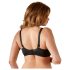 Cottelli Plus Size - Ανυψωτικό στήθους (μαύρο) - 95D