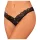 Obsessive Donna Dream - γυναικείο string με δαντέλα ανοιχτό - μαύρο - XL/XXL