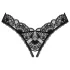 Obsessive Donna Dream - γυναικείο string με δαντέλα ανοιχτό - μαύρο - XL/XXL