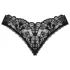 Obsessive Donna Dream - γυναικείο string με δαντέλα ανοιχτό - μαύρο - XL/XXL