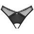 Obsessive - γυναικείο string εσώρουχο ανοιχτό - μαύρο - XL/XXL