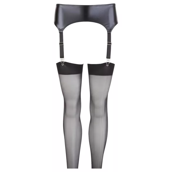 NO:XQSE - σετ ζαρτιέρες γυαλιστερό εφέ - γυναικεία - L