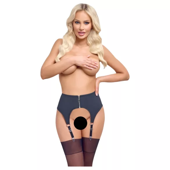 Cottelli - καλτσοδέτα ματ για γυναίκα - μαύρο