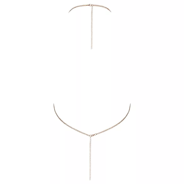 Cottelli - γυναικείο ρυθμιζόμενο body chain - χρυσό
