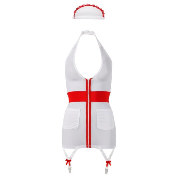 Cottelli - στολή νοσοκόμας με ζαρτιέρες - γυναίκα - XL