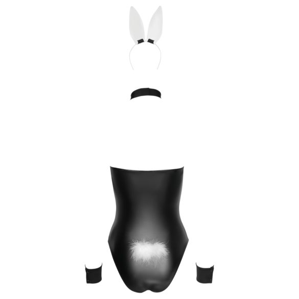 Cottelli Bunny - ερωτικό σετ κουνελίτσα - γυαλιστερό, 5 τεμάχια - XL