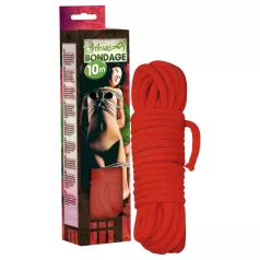   Σχοινί Shibari - σχοινί bondage (10 μ., κόκκινο)