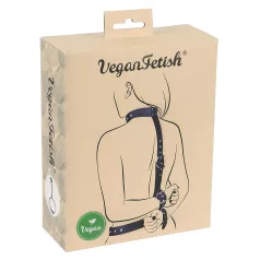   Vegan Fetish - σετ δεσίματος χεριών πίσω - μαύρο