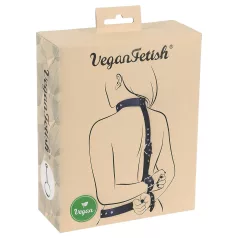   Vegan Fetish - σετ δεσίματος χεριών πίσω - μαύρο