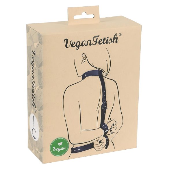 Vegan Fetish - Σετ Πίσω Δέσιμο Χεριών (Μαύρο)