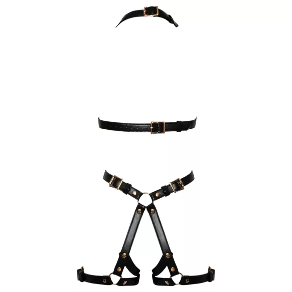 Bad Kitty - ολόσωμο string body ανοιχτό - μαύρο