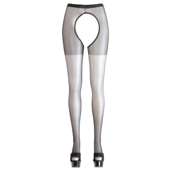 Cottelli - καλσόν σεξ γυναίκα - μαύρο - L/XL