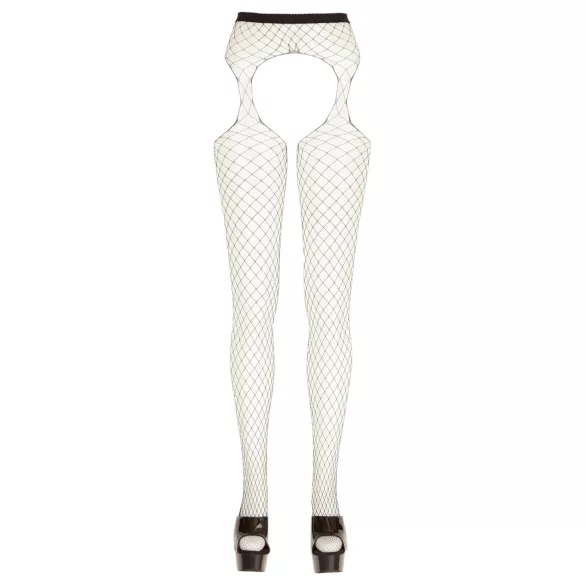 Cottelli - καλσόν δικτυωτό με μεγάλα ανοίγματα - μαύρο (S-L)