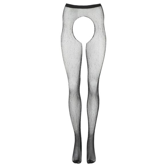 Cottelli Legwear - καλσόν ανοιχτό με λάμψη - μαύρο (S-L)