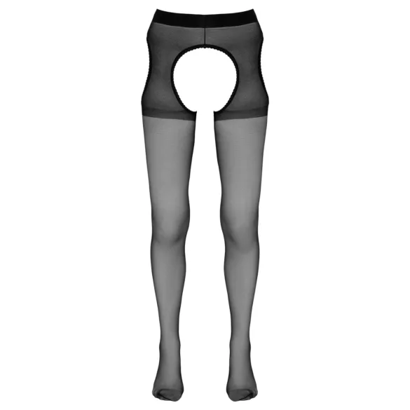 Cottelli - ανοιχτό (crotchless) καλσόν (μαύρο)