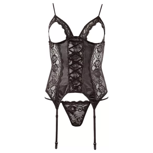 Cottelli - Μεταβλητή Ζαρτιέρα Κορυφή (Μαύρο)