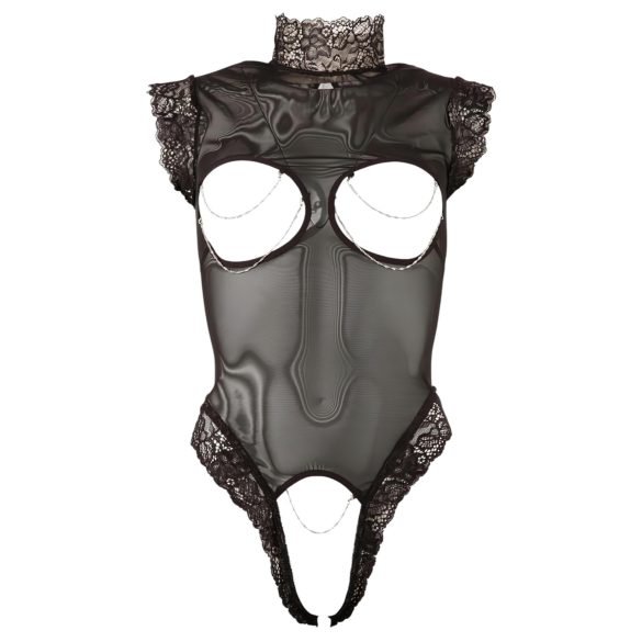 Abierta Fina - γυναικείο κορμάκι - αποκαλυπτικό - μαύρο - M