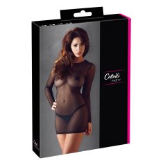   Cottelli - διάφανο φόρεμα - μαύρο - ερωτικό για γυναίκα - M