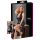 Cottelli Plus Size - Γυαλιστερό Φόρεμα με Δαντέλα (Μαύρο) - XXL